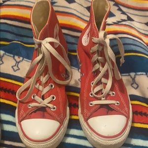 MENS 6 WOMENS 8 red vintage converse